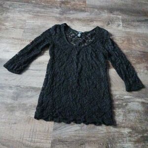 💥3 For $15💥 Black Lace Top